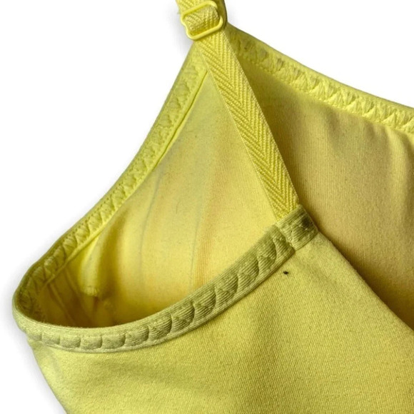 Under Armour Neon  Yellow Tank with Bra - Picture 7 of 9